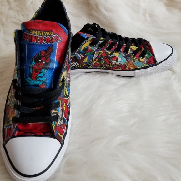 spiderman converse mens